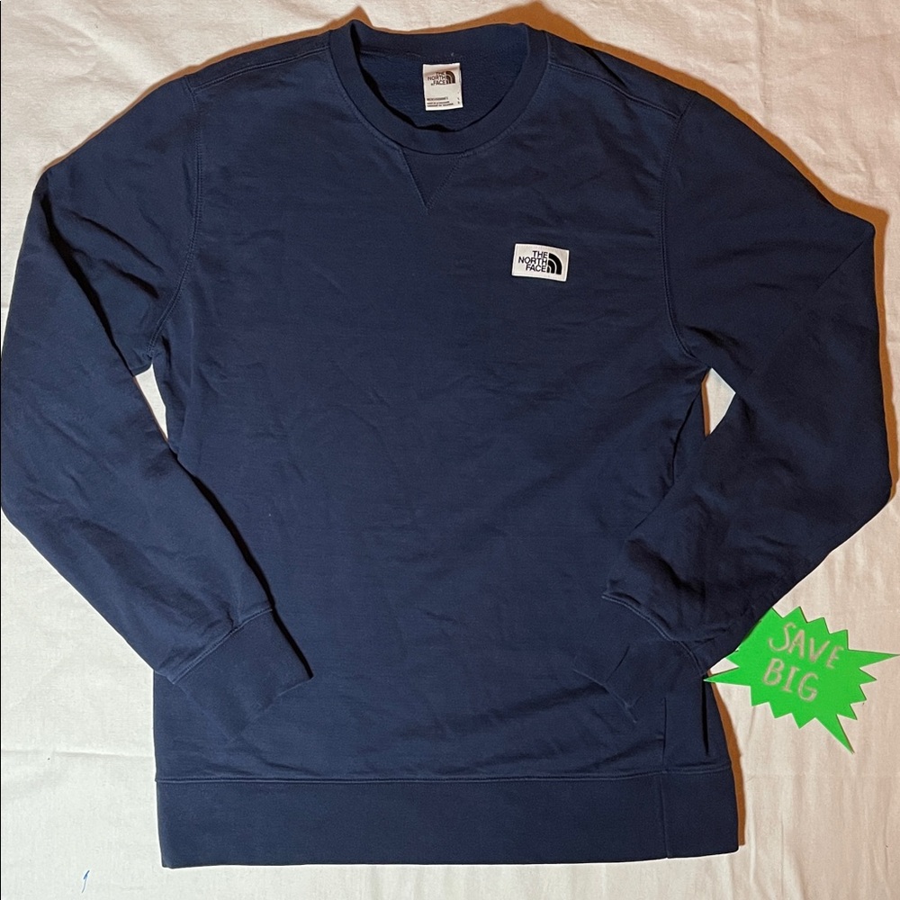 The North Face Navy Crewneck Sweatshirt